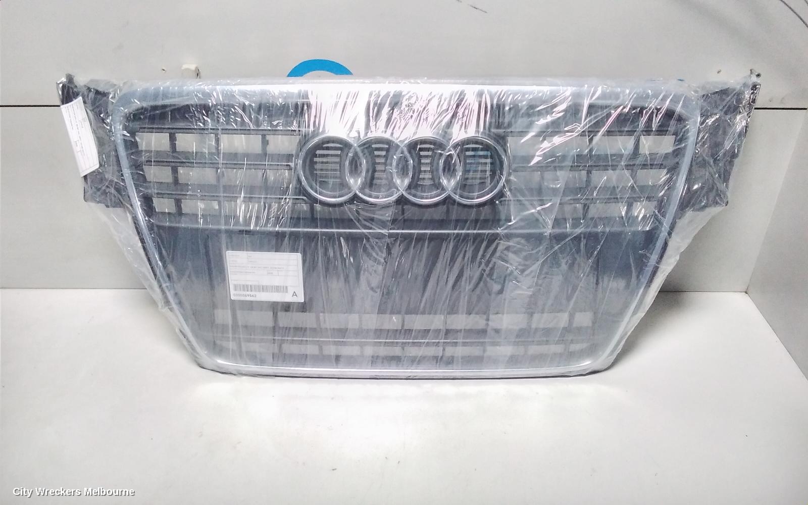 AUDI A4 GRILLE, RADIATOR GRILLE, B8 8K (A4), GREY, 02/2008 - 06/2012