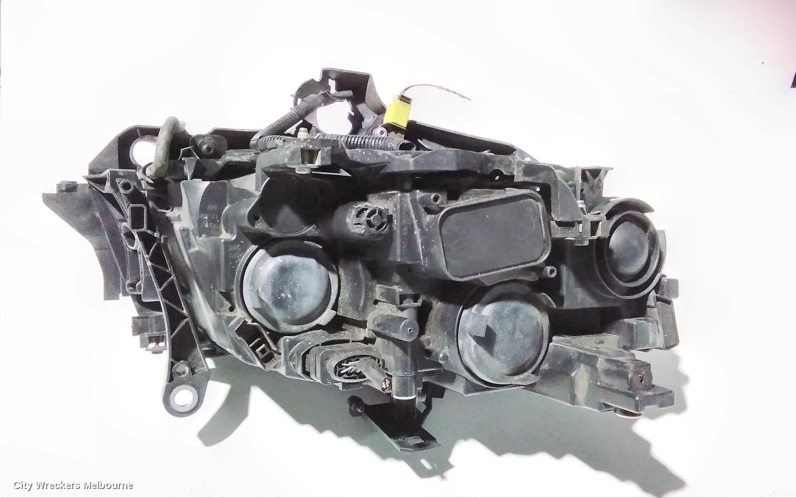 AUDI A4 LEFT HEADLAMP, B8 8K, HALOGEN TYPE, 02/2008 - 06/2012