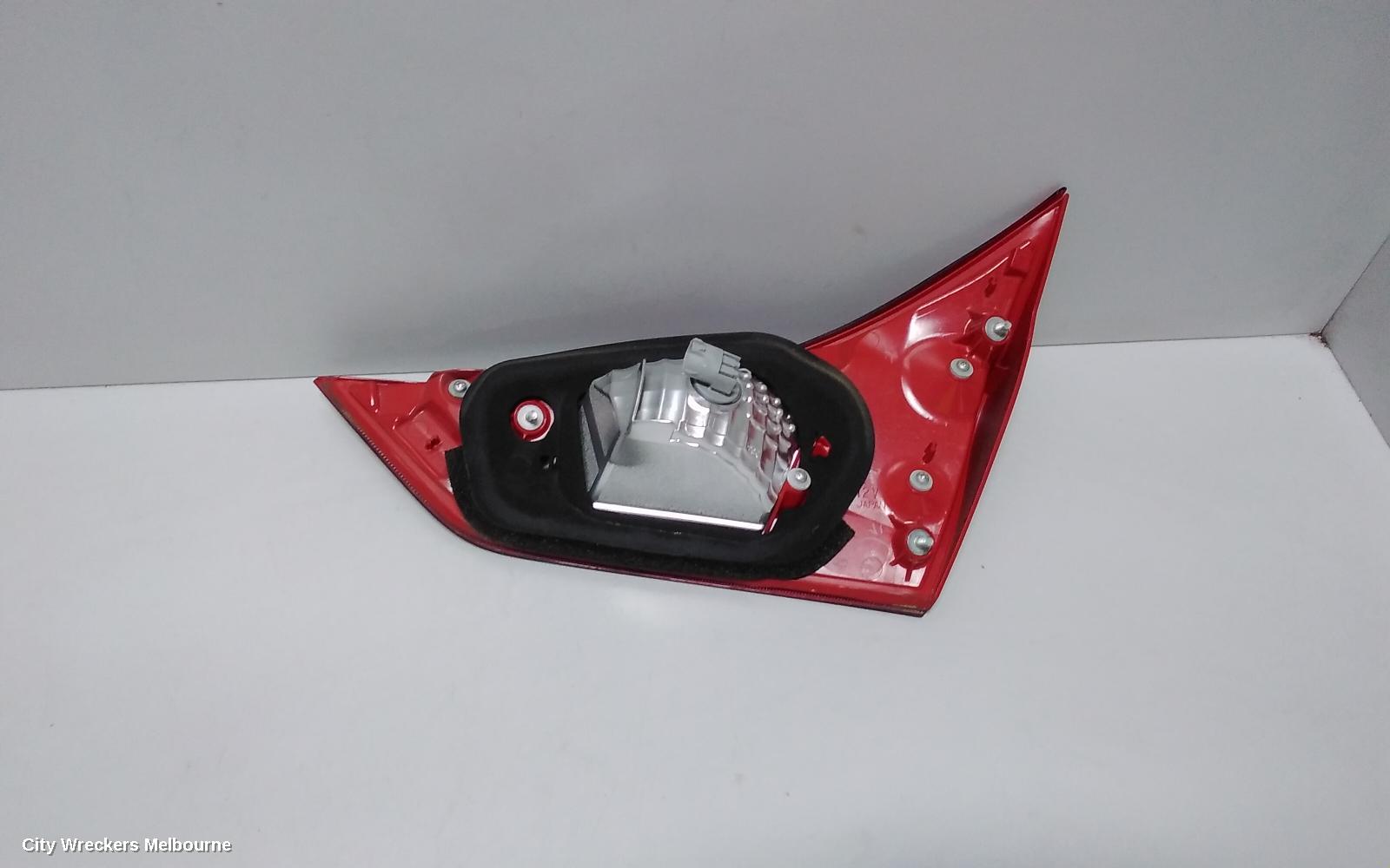 TOYOTA COROLLA REAR GARNISH, TAILGATE LAMP (LH SIDE), ZRE182R, HATCH, 10/2012 - 03/2015