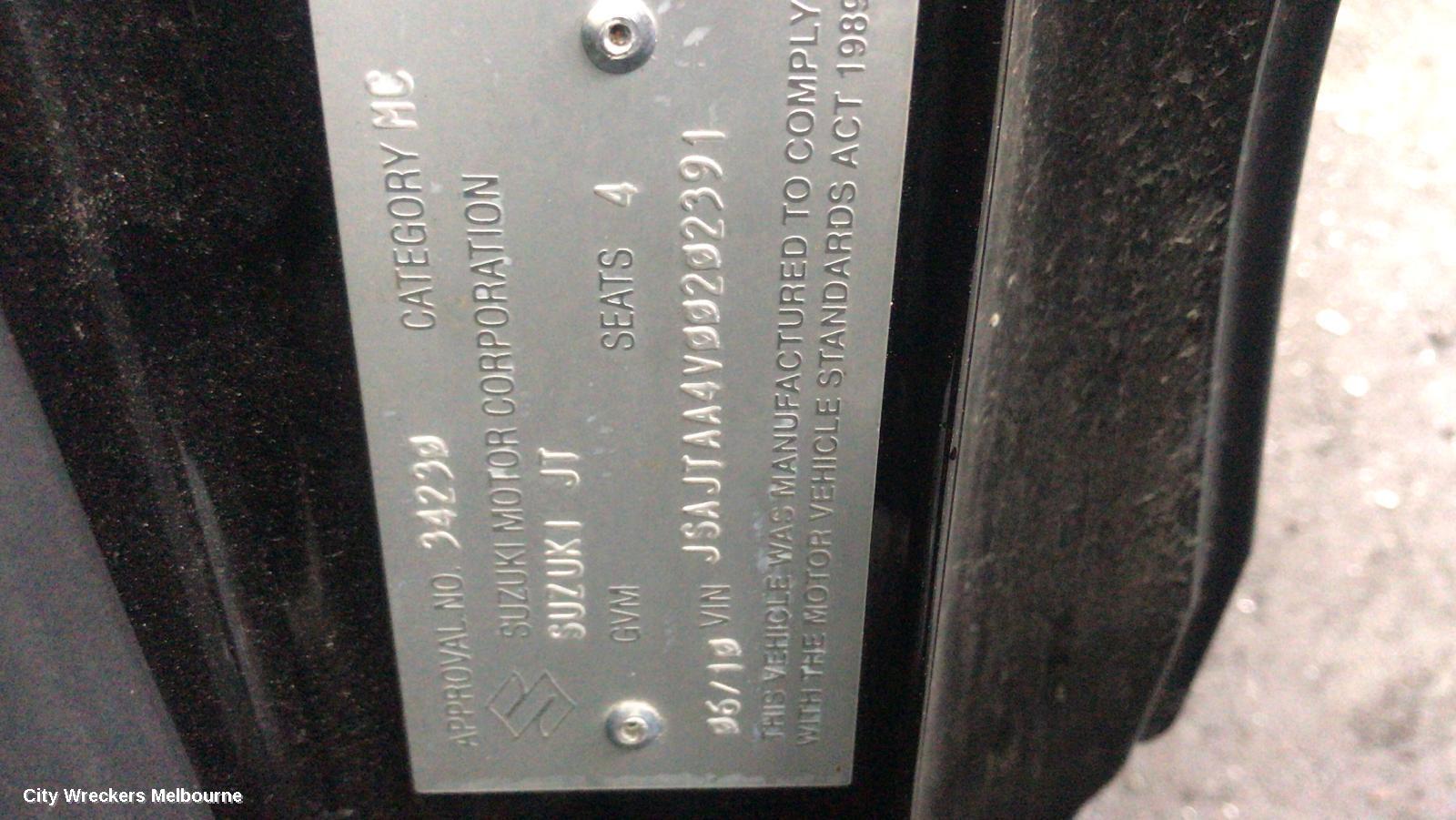 SUZUKI VITARA BOOTLID/TAILGATE, TAILGATE, GRAND VITARA, JT, WAGON, 08/2008 - 12/2018