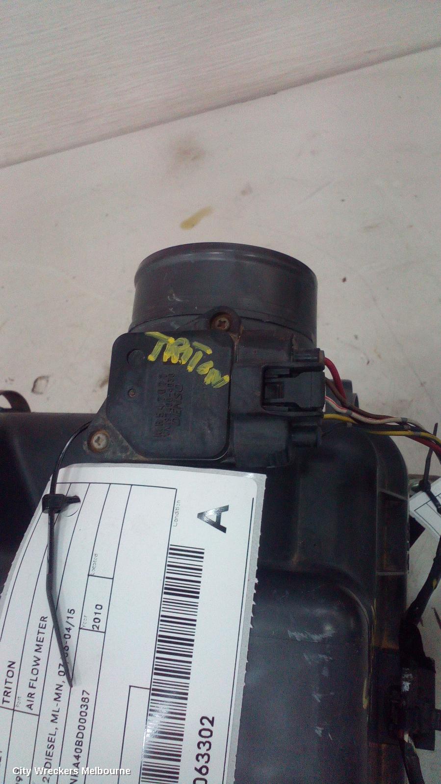 MITSUBISHI TRITON AIR FLOW METER, 2.5/3.2, DIESEL, ML-MN, 07/2006 - 04/2015