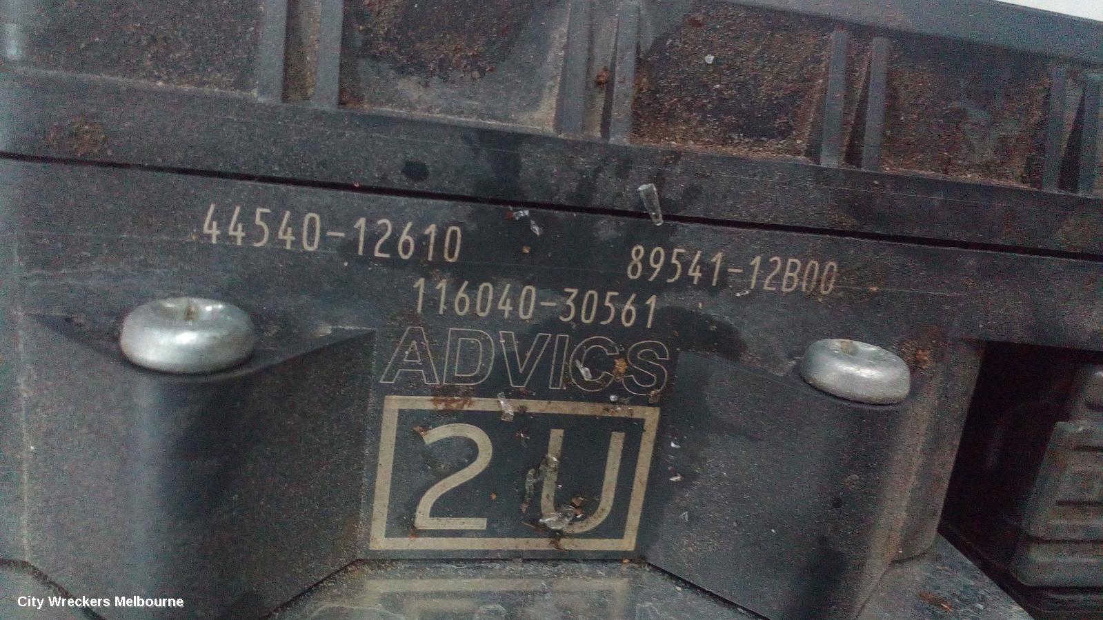 TOYOTA COROLLA ABS PUMP/MODULATOR, ZRE182R, HATCH, NON HYBRID, 03/2015 - 06/2018