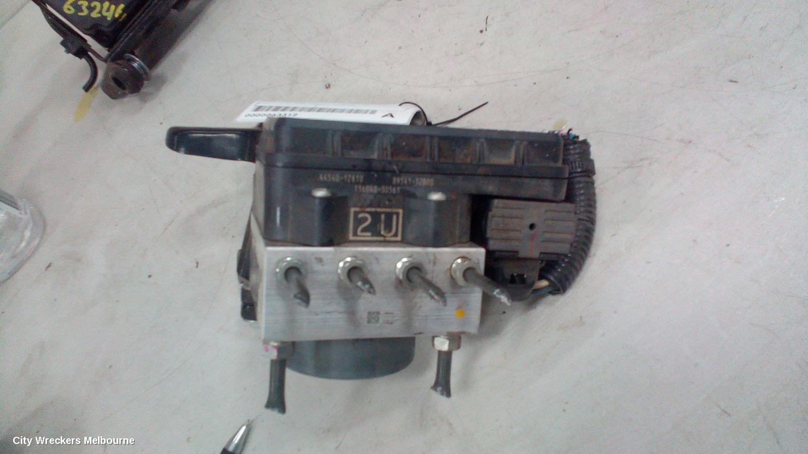 TOYOTA COROLLA ABS PUMP/MODULATOR, ZRE182R, HATCH, NON HYBRID, 03/2015 - 06/2018