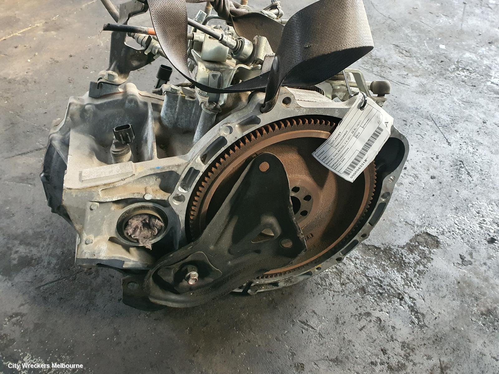 MITSUBISHI OUTLANDER TRANS/GEARBOX, MANUAL, FWD, PETROL, 2.0, 4J11, ZJ-ZL, 10/2012 ONWARDS
