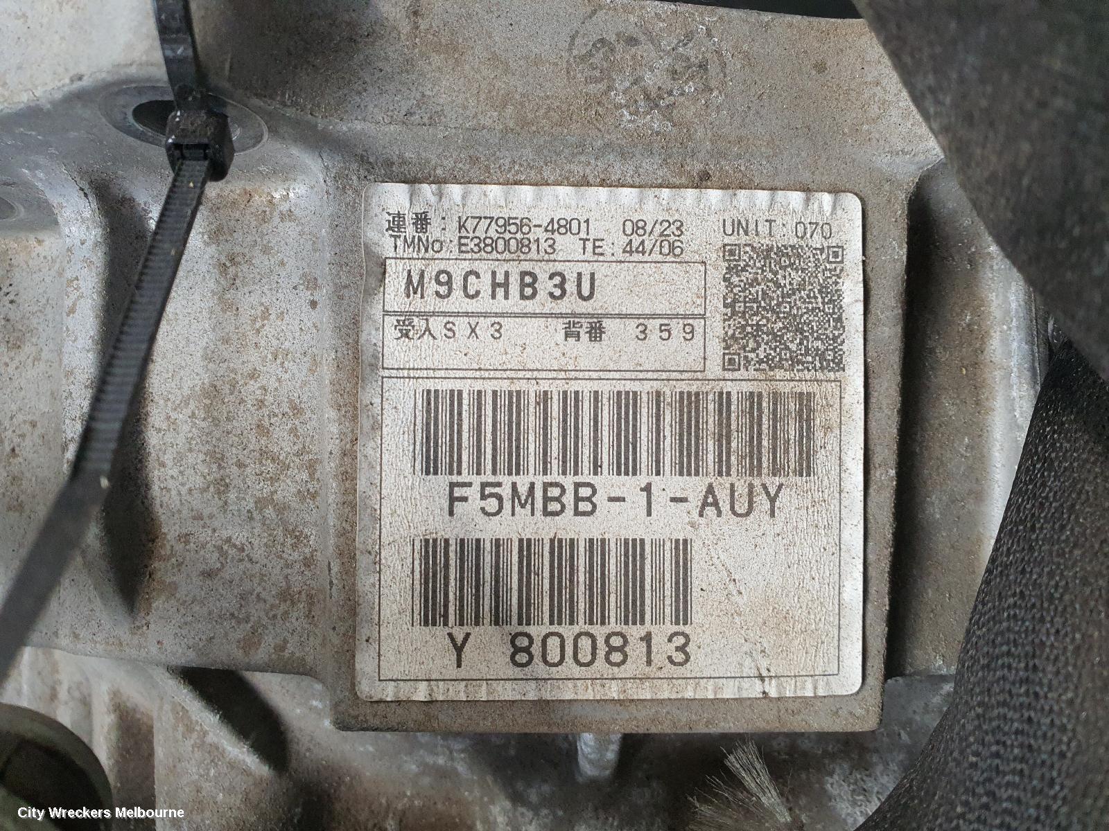 MITSUBISHI OUTLANDER TRANS/GEARBOX, MANUAL, FWD, PETROL, 2.0, 4J11, ZJ-ZL, 10/2012 ONWARDS