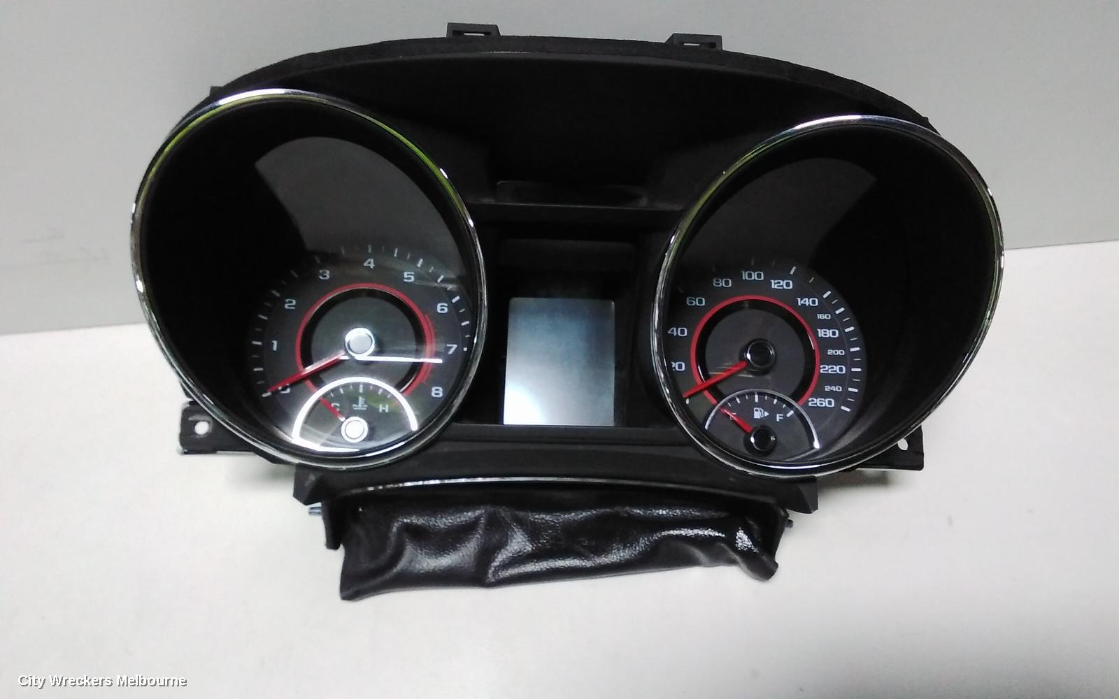 HOLDEN COMMODORE INSTRUMENT CLUSTER, INSTRUMENT CLUSTER, AUTO T/M TYPE, VF, SS/SS-V/SV6, 05/2013 - 12/2017