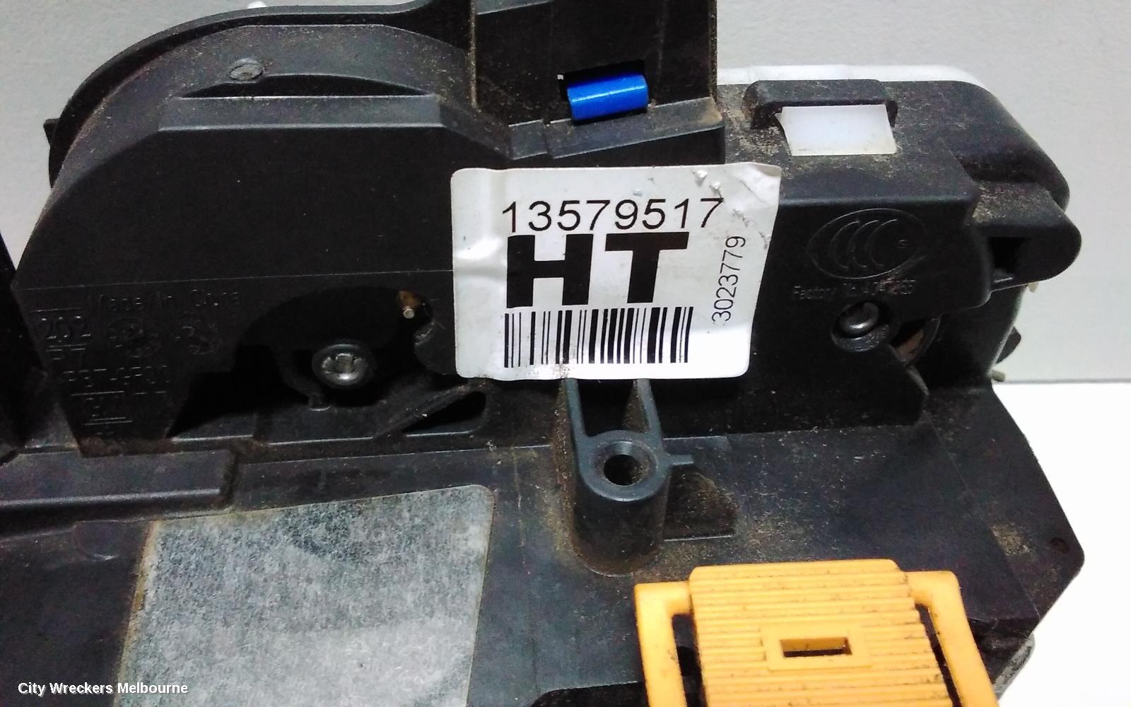 HOLDEN COMMODORE DOOR/BOOT/GATE LOCK, RIGHT FRONT DOOR LOCK, VF, NON KEYLESS ENTRY, 05/2013 - 12/2017