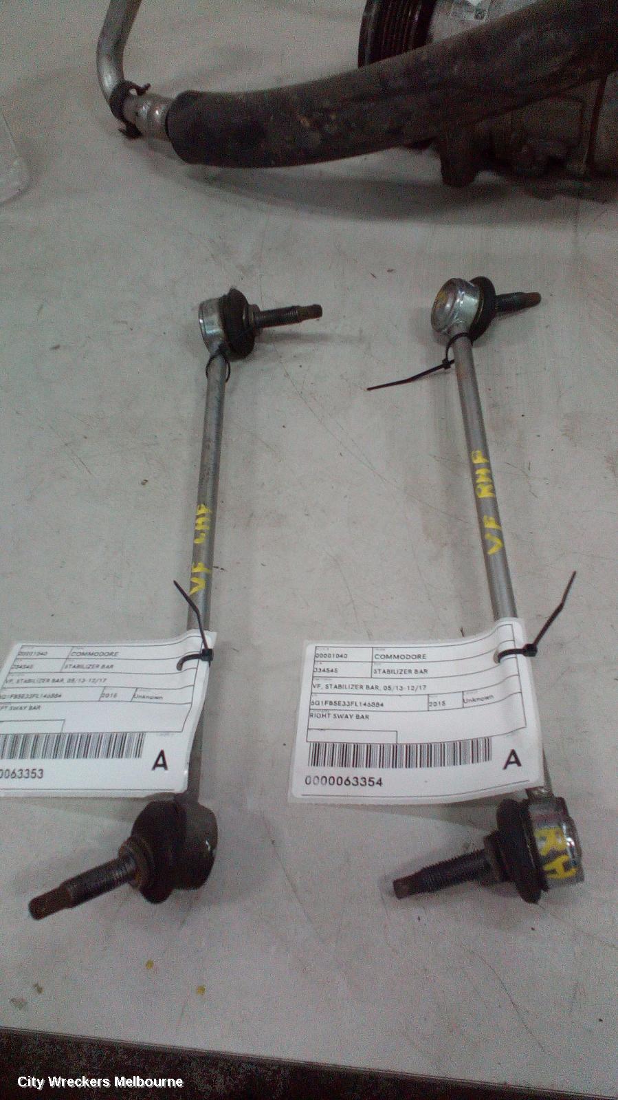 HOLDEN COMMODORE STABILISER BAR, VF, STABILIZER BAR, 05/2013 - 12/2017