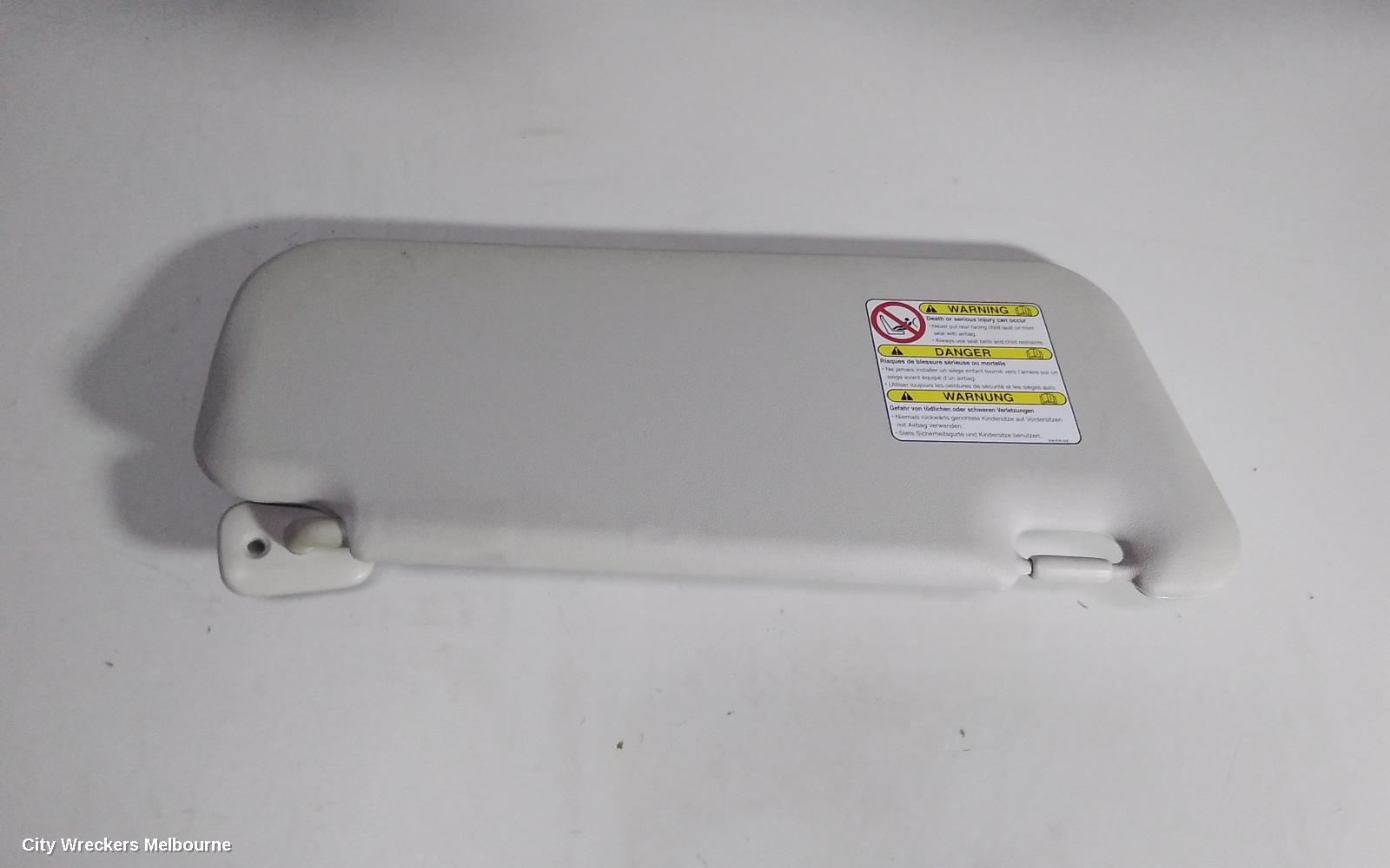 MAZDA 3 SUNVISOR, BL, LH SIDE, NON MIRROR TYPE, 04/2009 - 10/2013