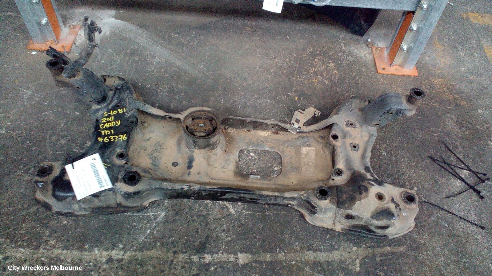 VOLKSWAGEN CADDY FRT XMEMBER/CRADLE, 2K, CROSSMEMBER, 08/2010 - 06/2015