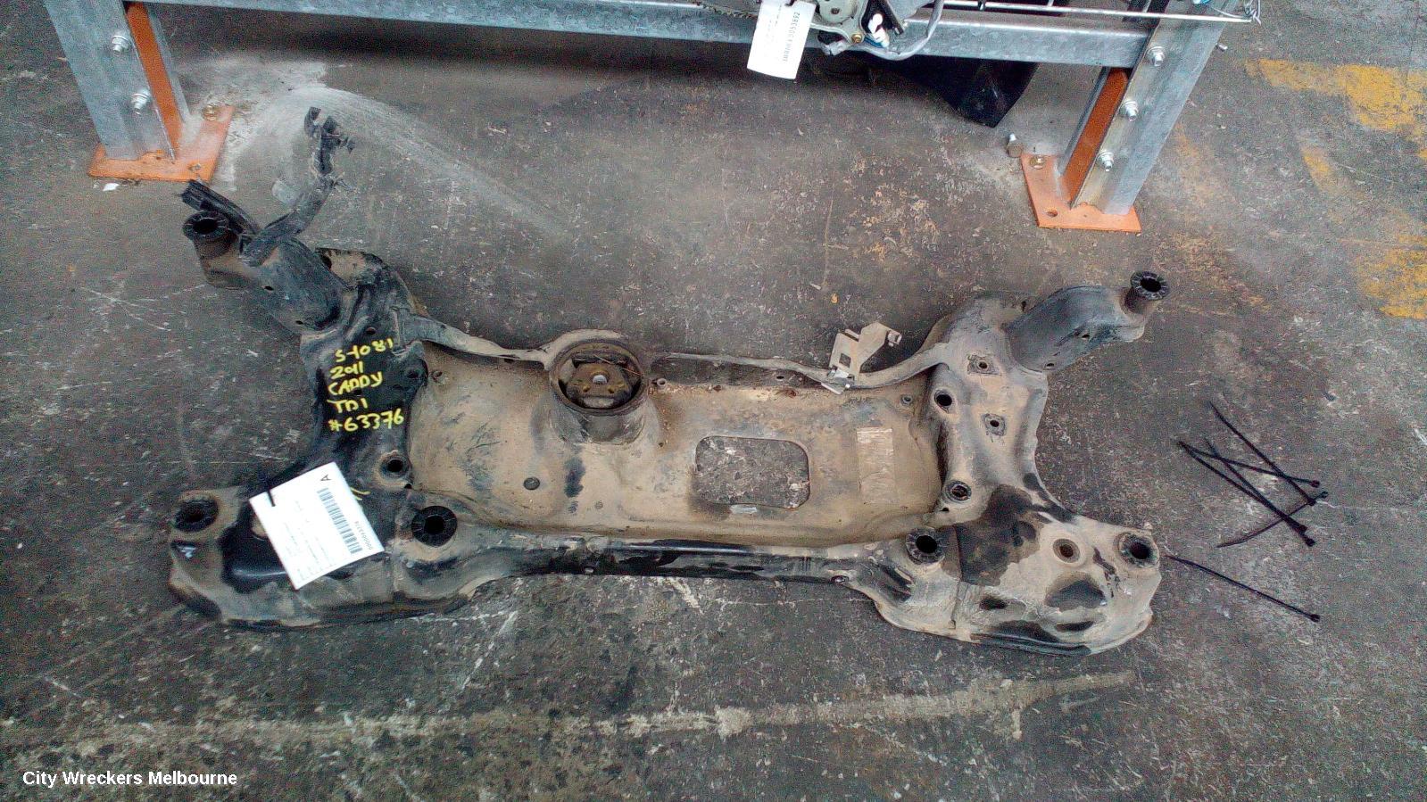 VOLKSWAGEN CADDY FRT XMEMBER/CRADLE, 2K, CROSSMEMBER, 08/2010 - 06/2015