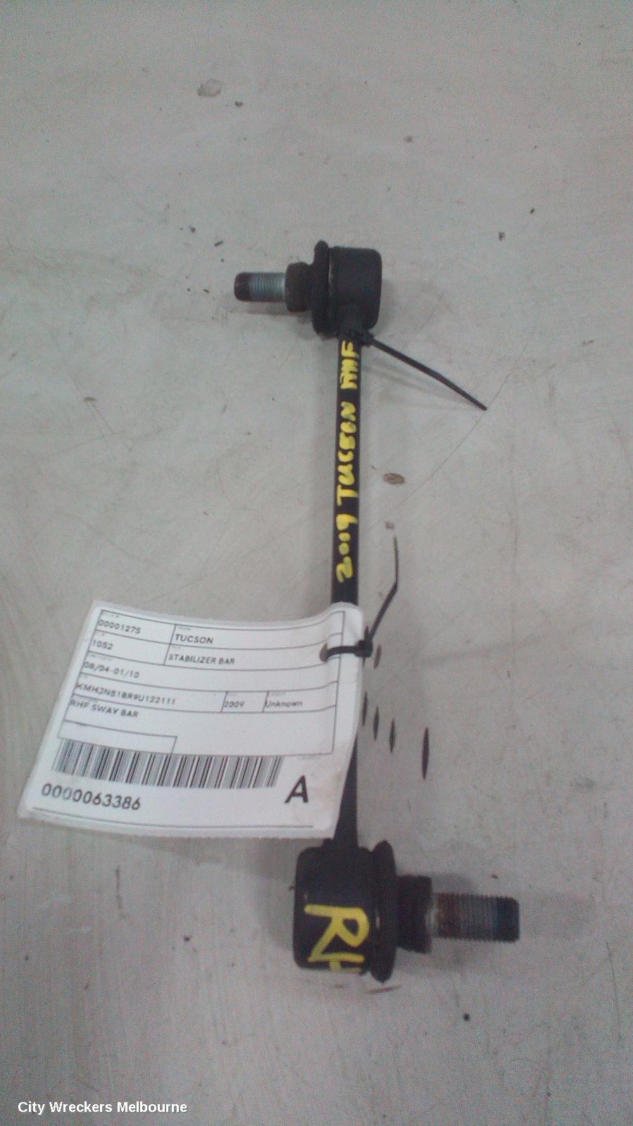 HYUNDAI TUCSON STABILISER BAR, JM, 08/2004 - 01/2010