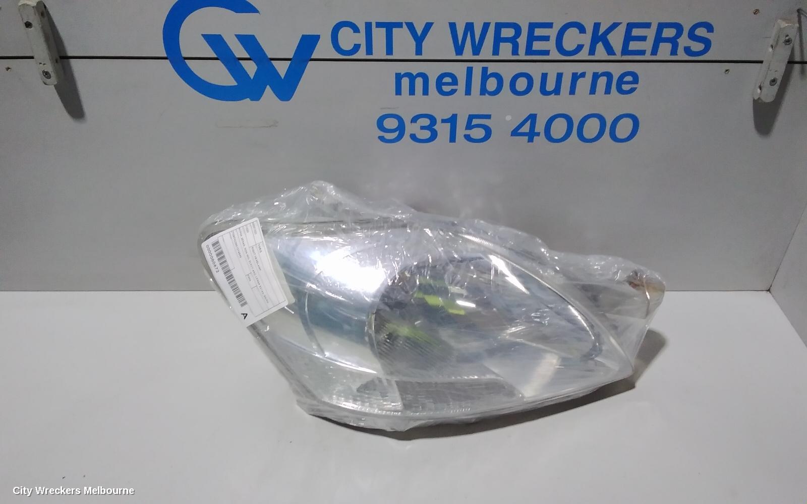 TOYOTA YARIS RIGHT HEADLAMP, NCP9#, SEDAN, NON HID, ELECT ADJ, LENS# 52163, 03/2006 - 06/2016 (AUS ONLY)
