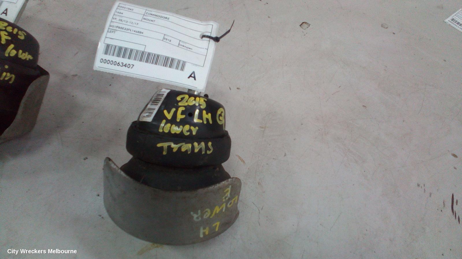 HOLDEN COMMODORE MOUNT, VF, 05/2013 - 12/2017