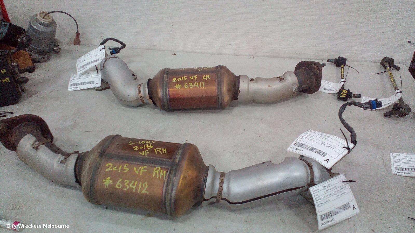 HOLDEN COMMODORE CATALYTIC CONVERTER, MANIFOLD-CAT TYPE, 3.6, LFX, RH SIDE, VF, 05/2013 - 12/2017