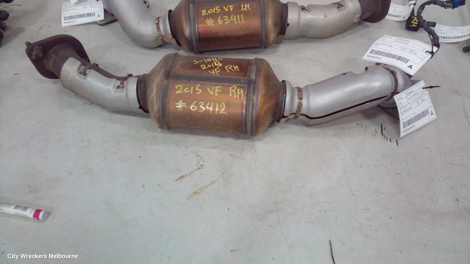 HOLDEN COMMODORE CATALYTIC CONVERTER, MANIFOLD-CAT TYPE, 3.6, LFX, RH SIDE, VF, 05/2013 - 12/2017