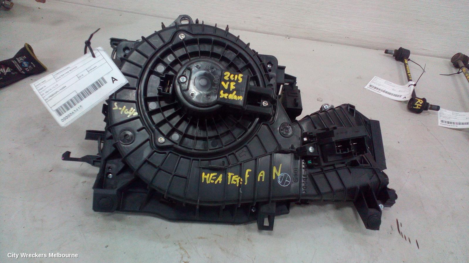 HOLDEN COMMODORE HEATER FAN MOTOR, VF, 05/2013 - 12/2017