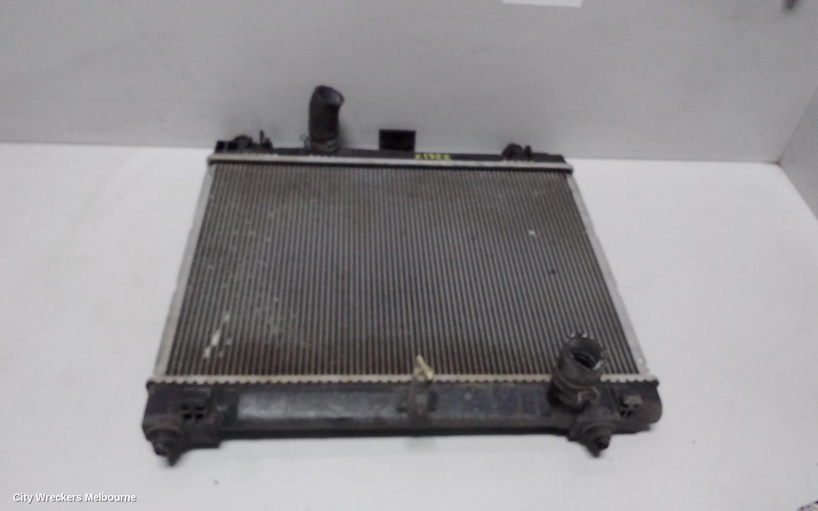 TOYOTA YARIS RADIATOR, MANUAL, 1.3/1.5, NCP9#-NCP13#, 10/2005 - 06/2016 (AUS ONLY)