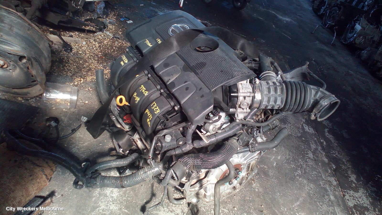 NISSAN PULSAR ENGINE, PETROL, 1.8, MRA8DE, B17/C12, 12/2012 - 12/2017