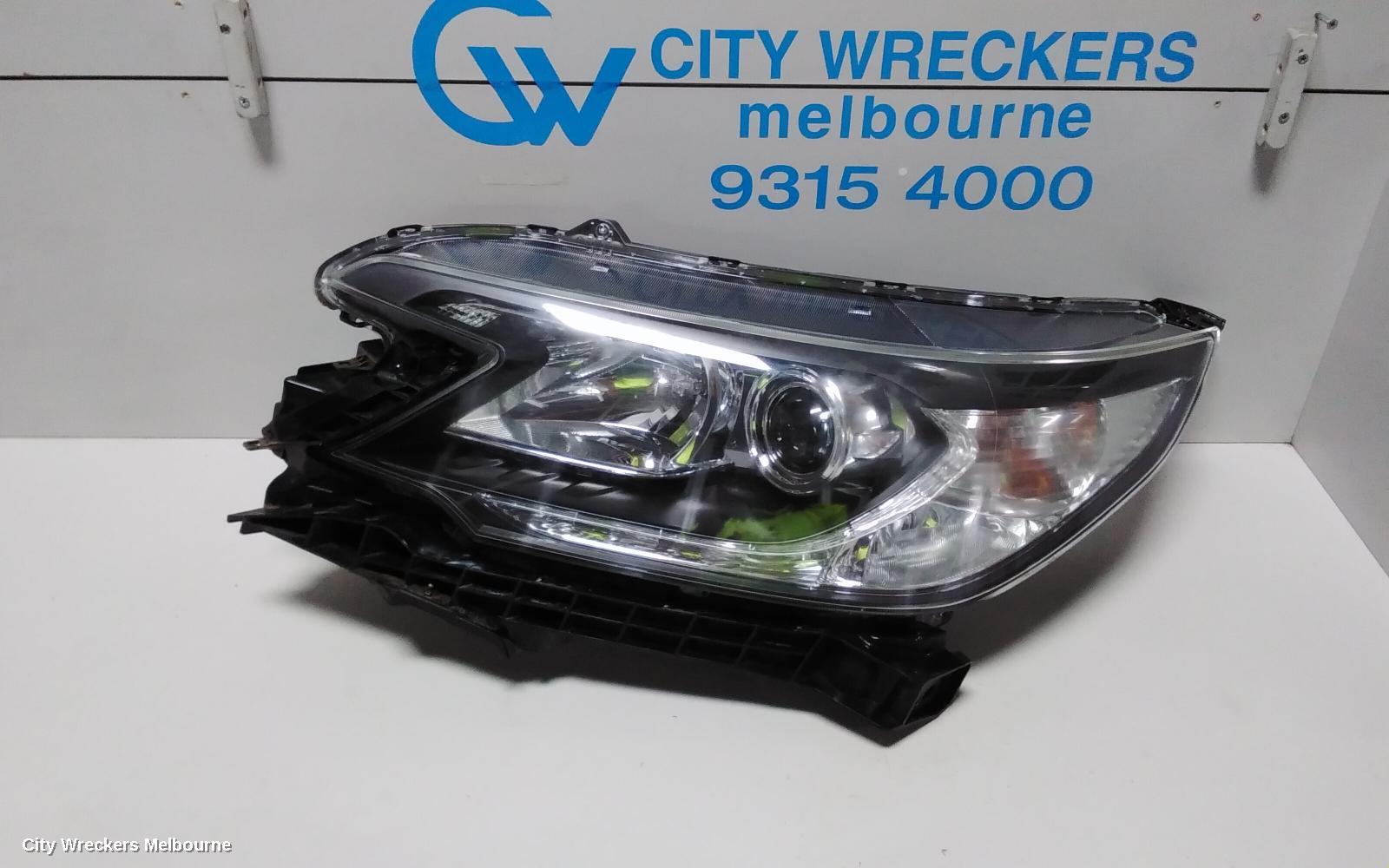 HONDA CRV LEFT HEADLAMP, RM, VTI/VTI-S/SPORT, HALOGEN TYPE, 11/2012 - 10/2014