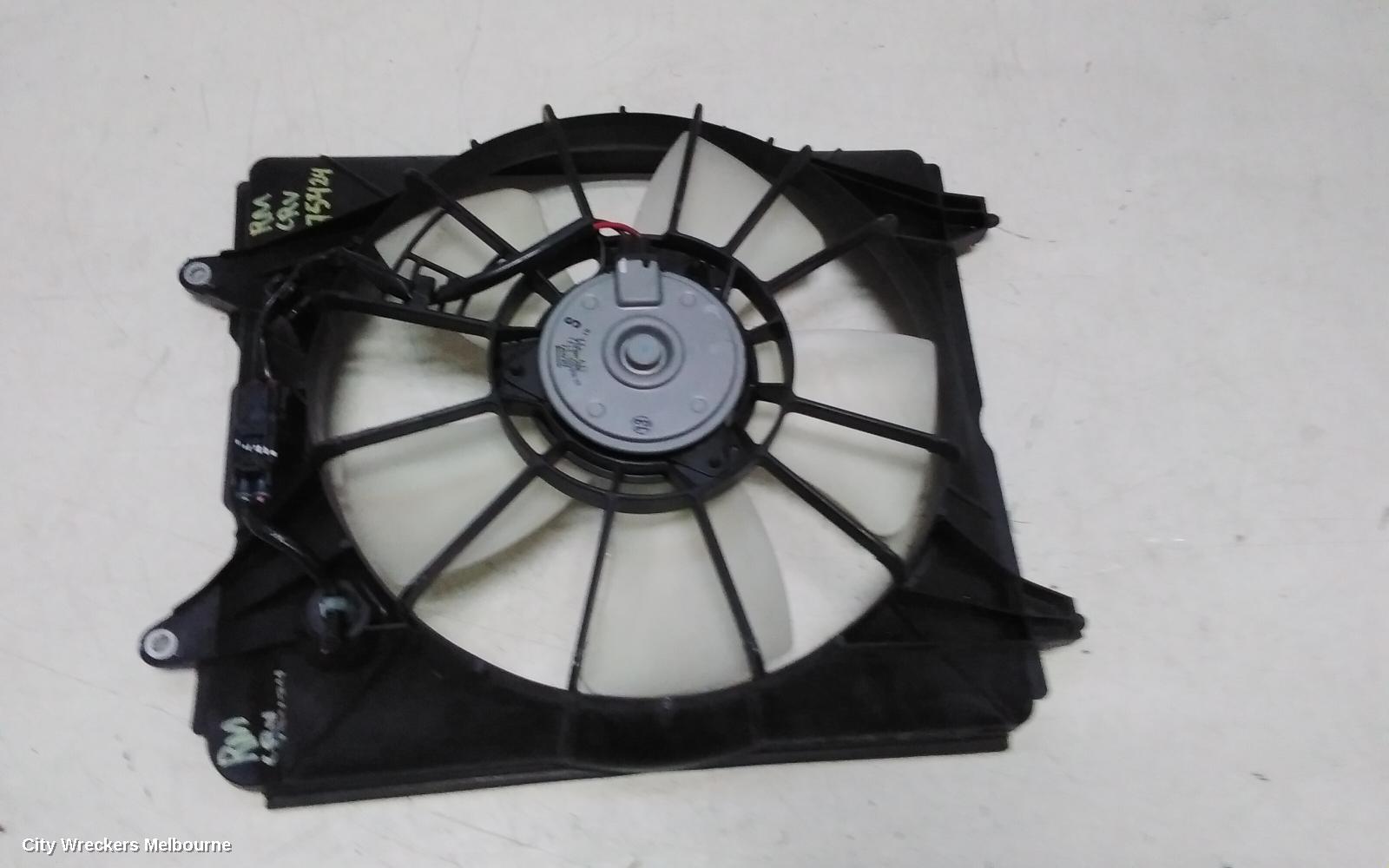 HONDA CRV FAN, RADIATOR FAN, PETROL, RM, 11/2012 - 04/2017