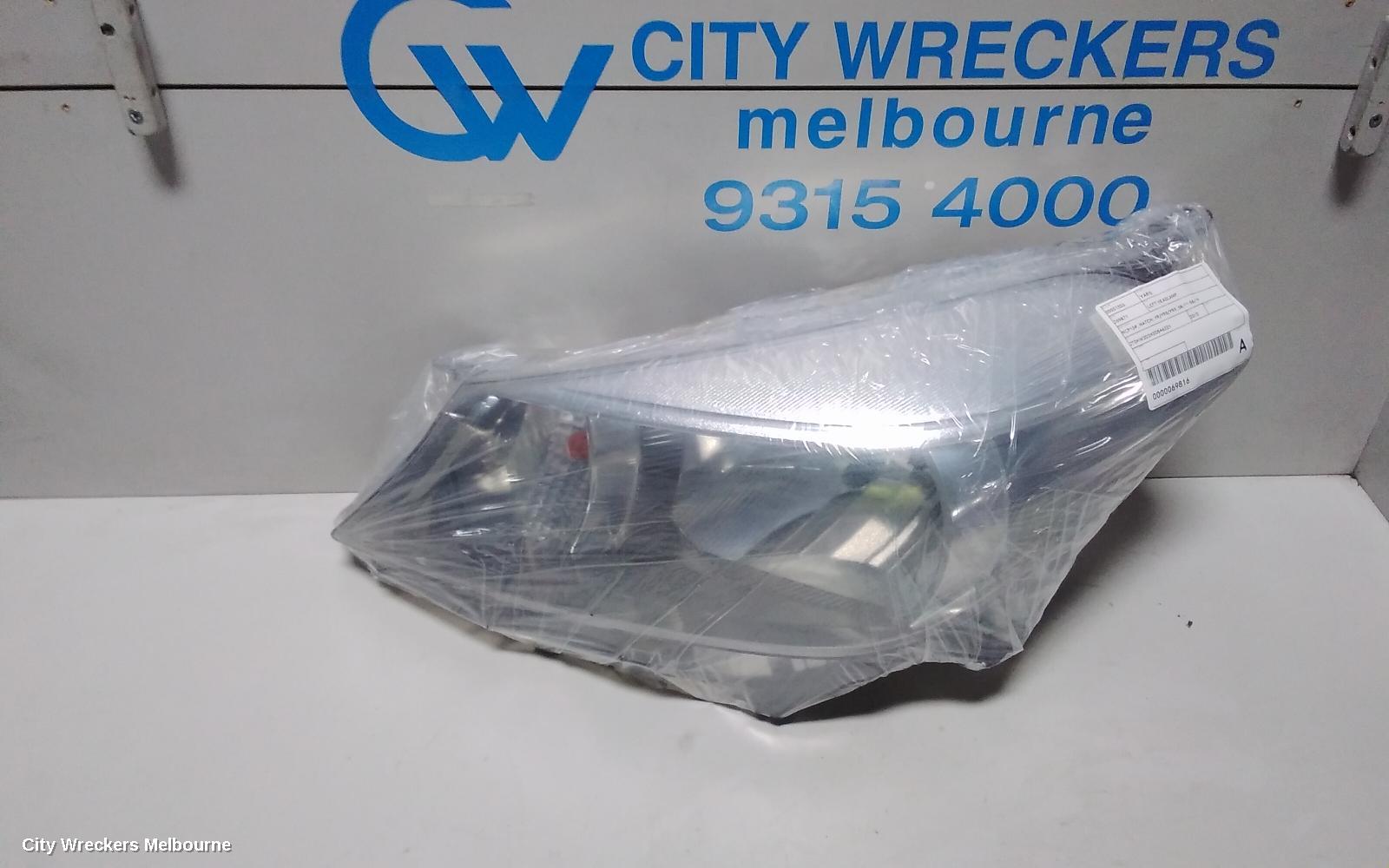 TOYOTA YARIS LEFT HEADLAMP, NCP13#, HATCH, YR/YRS/YRX, 08/2011 - 06/2014