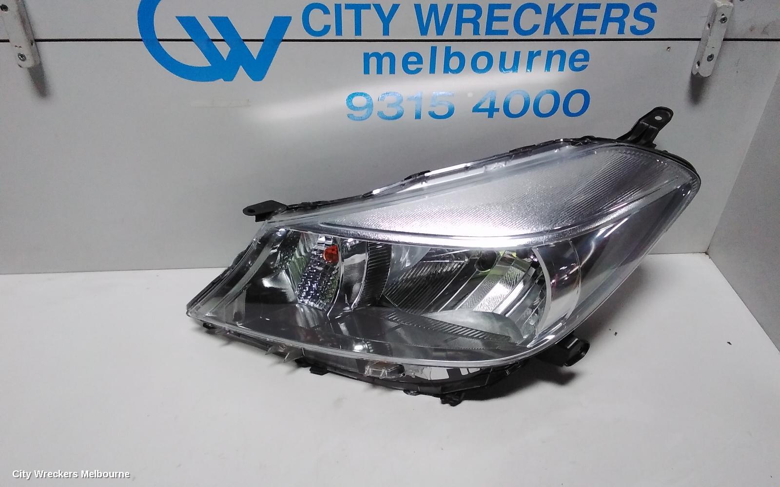 TOYOTA YARIS LEFT HEADLAMP, NCP13#, HATCH, YR/YRS/YRX, 08/2011 - 06/2014
