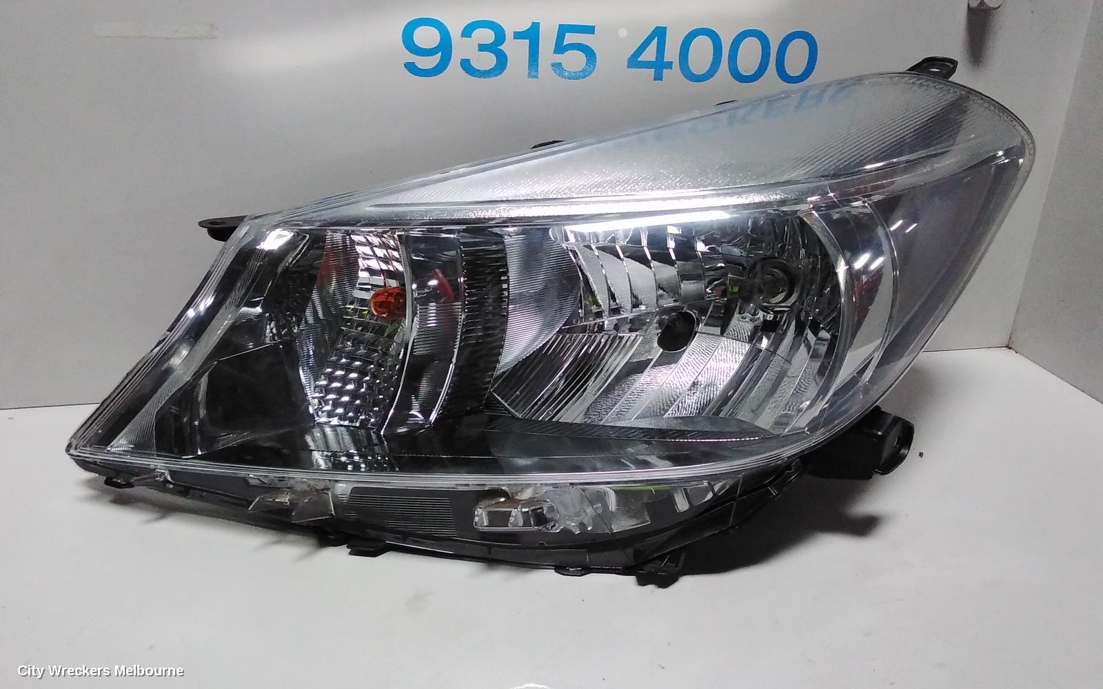 TOYOTA YARIS LEFT HEADLAMP, NCP13#, HATCH, YR/YRS/YRX, 08/2011 - 06/2014