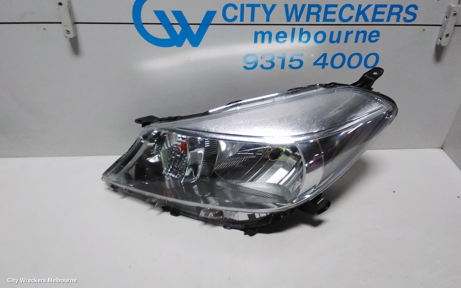 TOYOTA YARIS LEFT HEADLAMP, NCP13#, HATCH, YR/YRS/YRX, 08/2011 - 06/2014