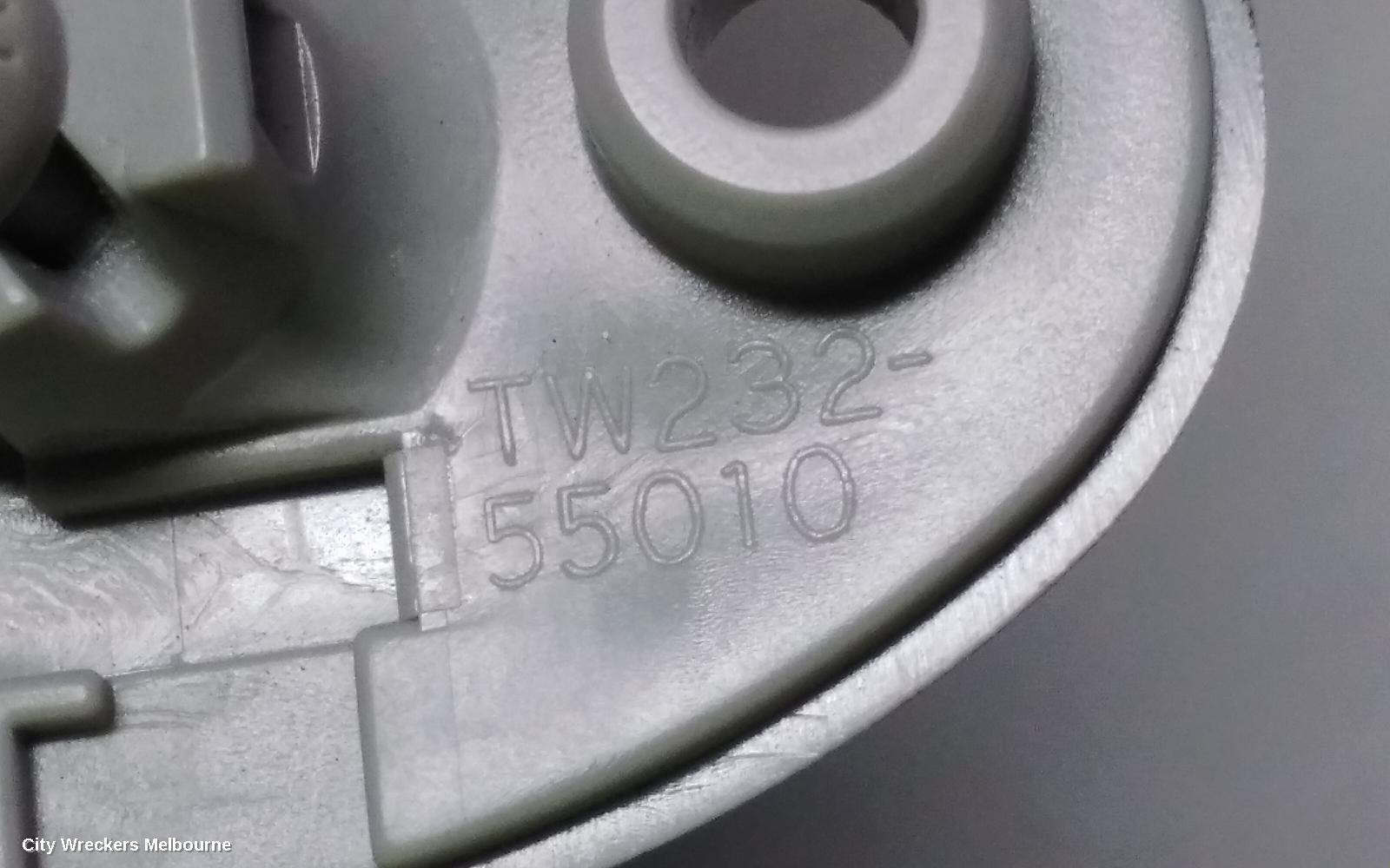 TOYOTA YARIS SUNVISOR, NCP13#, RH SIDE, 08/2011 - 12/2019