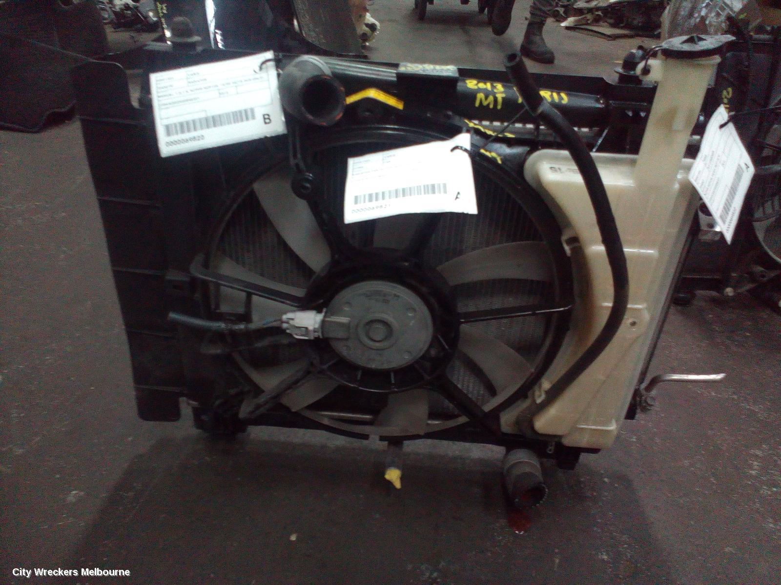 TOYOTA YARIS FAN, RADIATOR FAN, 1.3, PETROL, 2NZ, NCP13#, 08/2011 - 01/2020