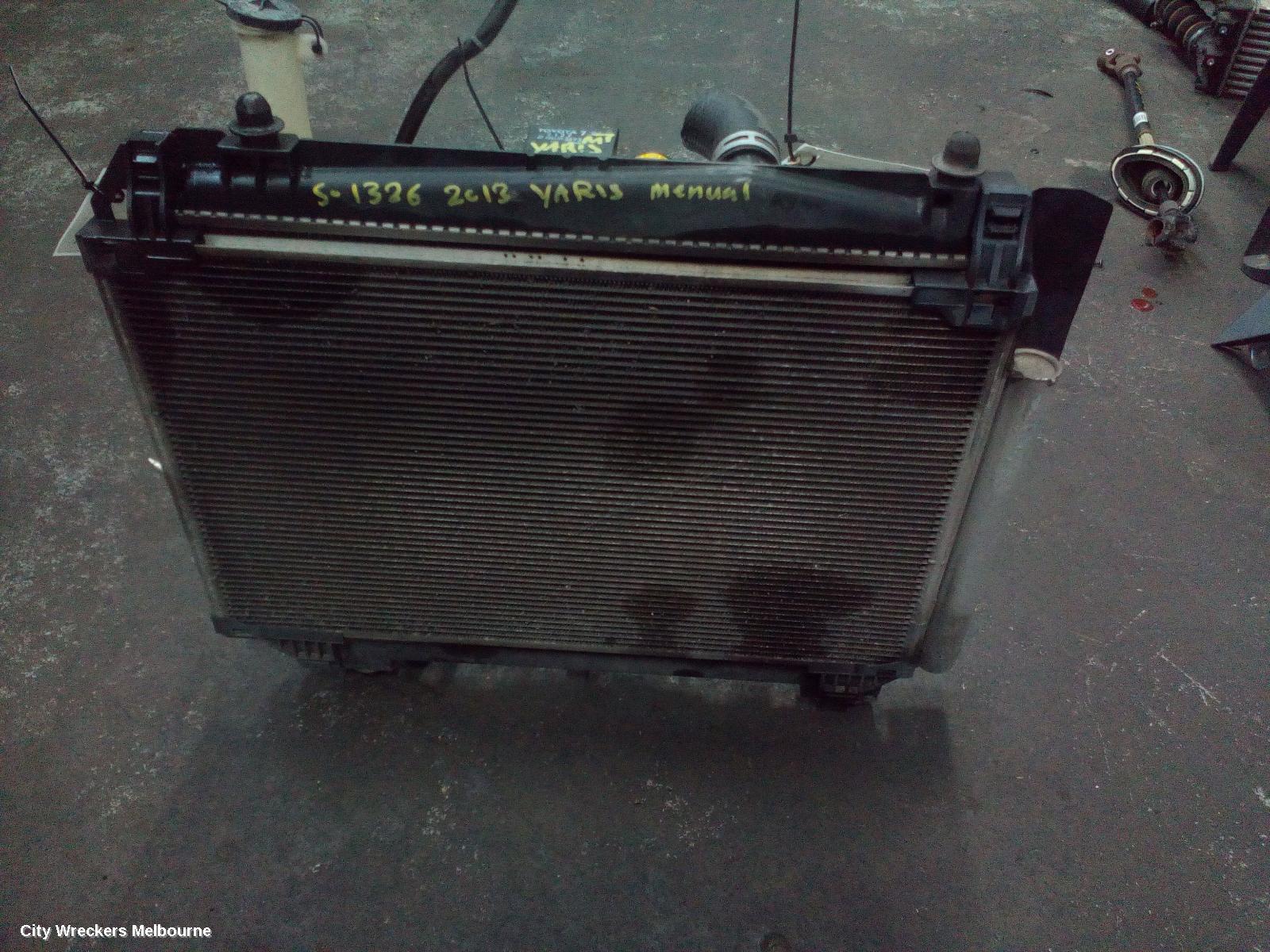 TOYOTA YARIS A/C CONDENSER, NCP9#-NCP13#, HATCH, 08/2007 - 06/2016