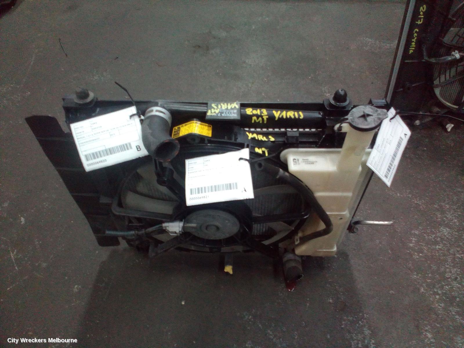 TOYOTA YARIS A/C CONDENSER, NCP9#-NCP13#, HATCH, 08/2007 - 06/2016