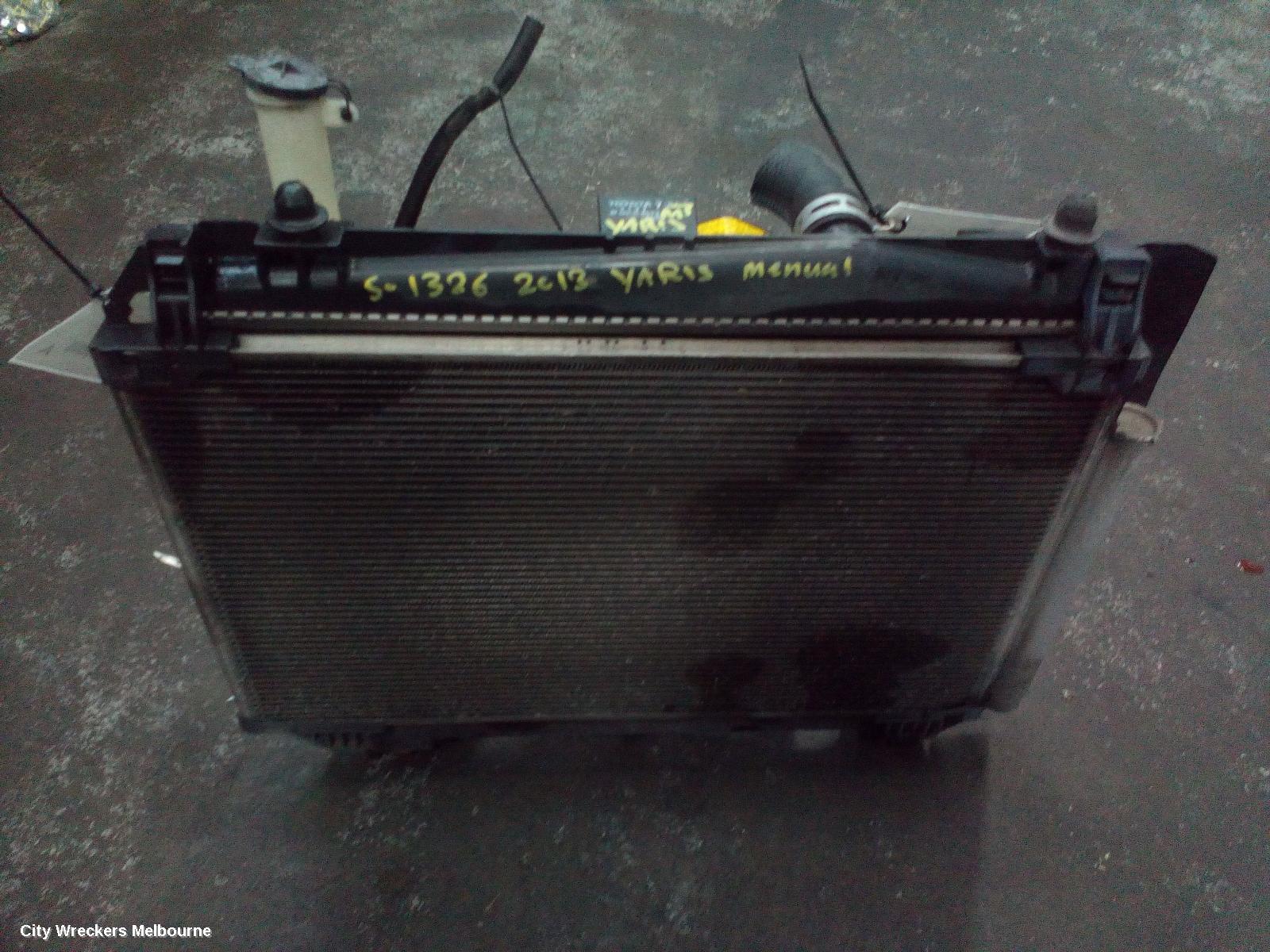 TOYOTA YARIS A/C CONDENSER, NCP9#-NCP13#, HATCH, 08/2007 - 06/2016