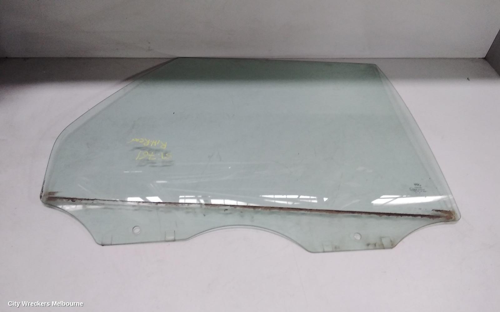 FORD TERRITORY RIGHT REAR DOOR WINDOW, SZ MKI-MKII, FACTORY PRIVACY TINT, 04/2011 - 12/2016