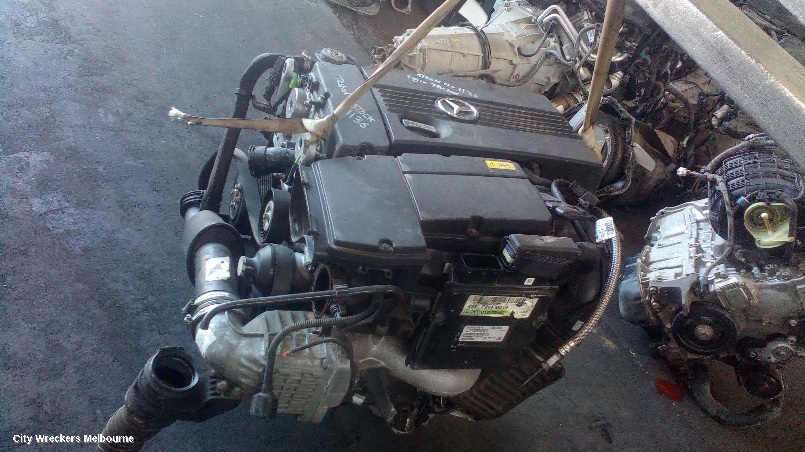 MERCEDES C CLASS ENGINE, PETROL, 1.8, S/CHARGED, W204/S204, C200K, 271.950 CODE, 07/2007 - 12/2009