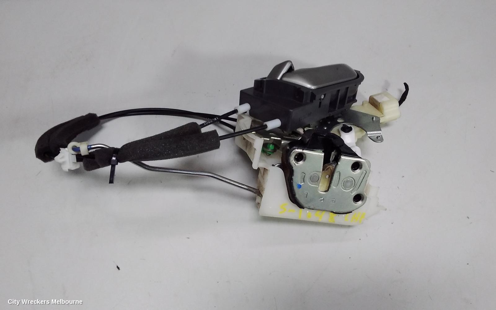 HOLDEN COLORADO DOOR/BOOT/GATE LOCK, LEFT FRONT DOOR LOCK, RG 7, 12/2012 - 06/2016
