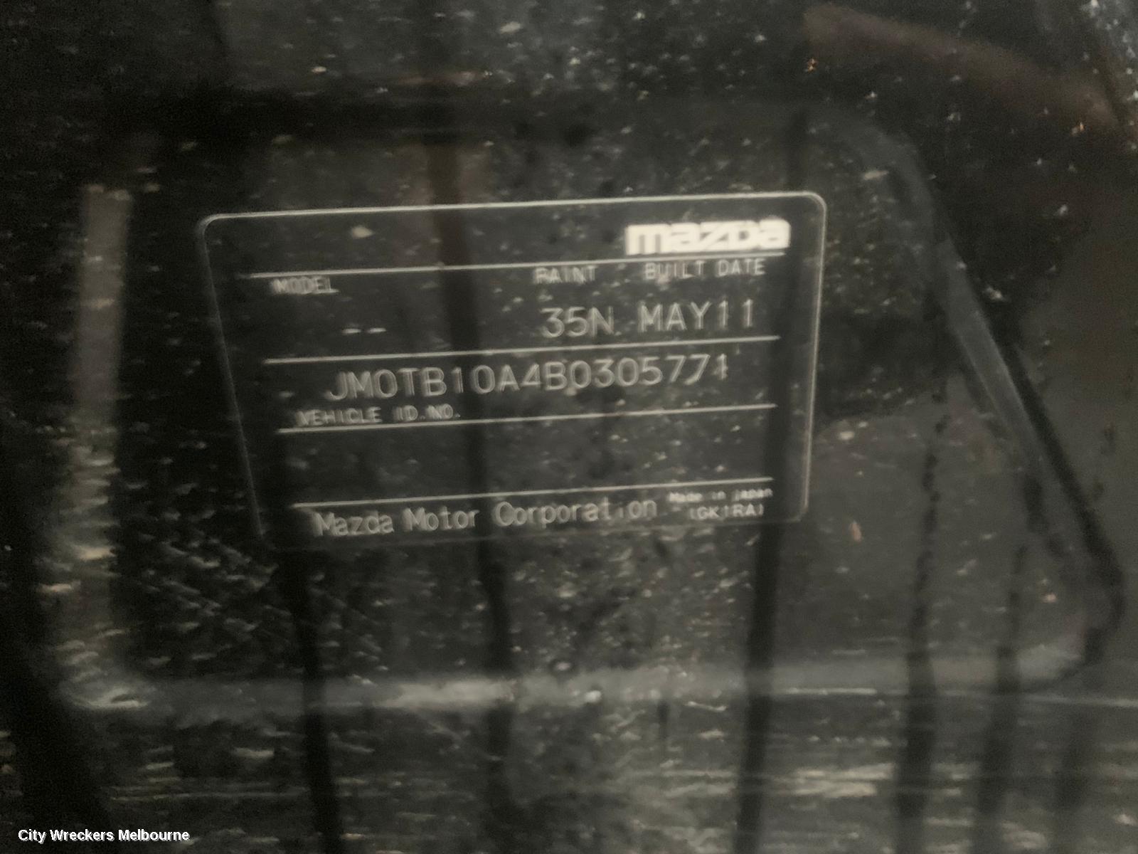 MAZDA CX9 WASHER BOTTLE, TB, 06/2009 - 10/2012