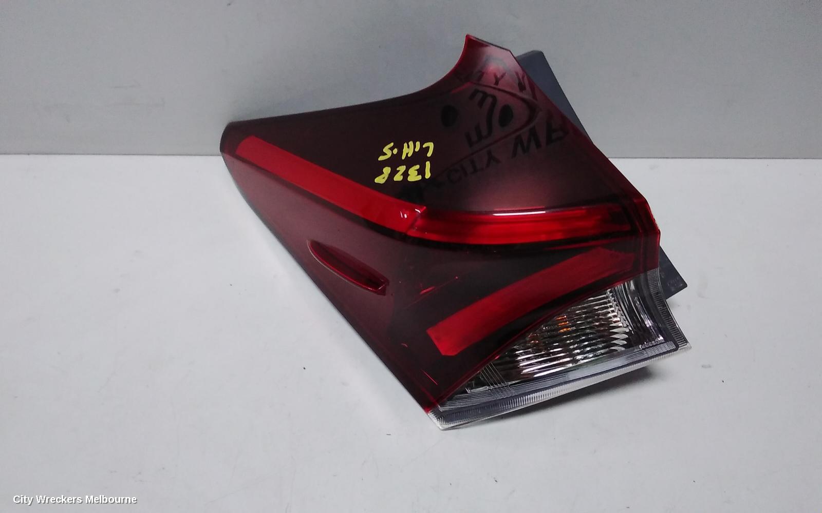 TOYOTA COROLLA LEFT TAILLIGHT, ZRE182R/ZWE186R, HATCH, 03/2015 - 06/2018