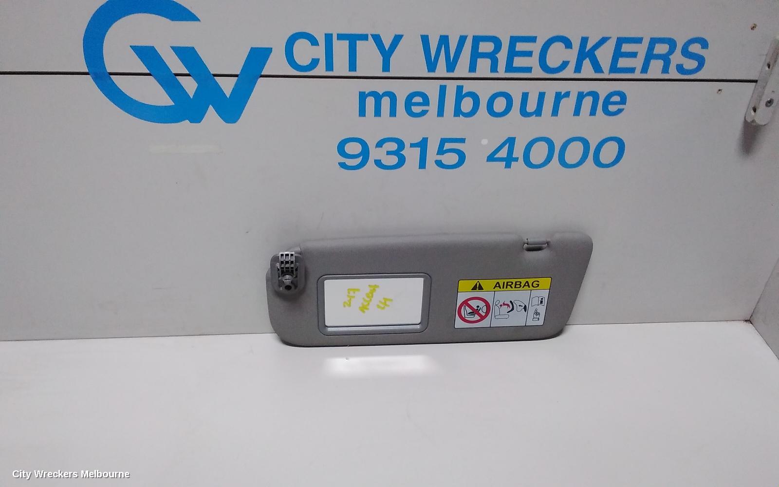 HYUNDAI ACCENT SUNVISOR, RB, LH SIDE, 07/2011 - 12/2019