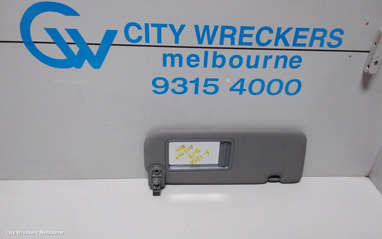 HYUNDAI ACCENT SUNVISOR, RB, RH SIDE, 07/2011 - 12/2019