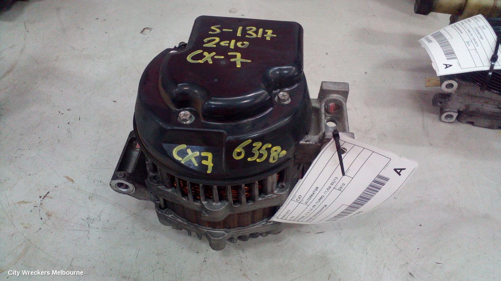 MAZDA CX7 ALTERNATOR, PETROL, 2.3, L3, ER, TURBO, 11/2006 - 02/2012