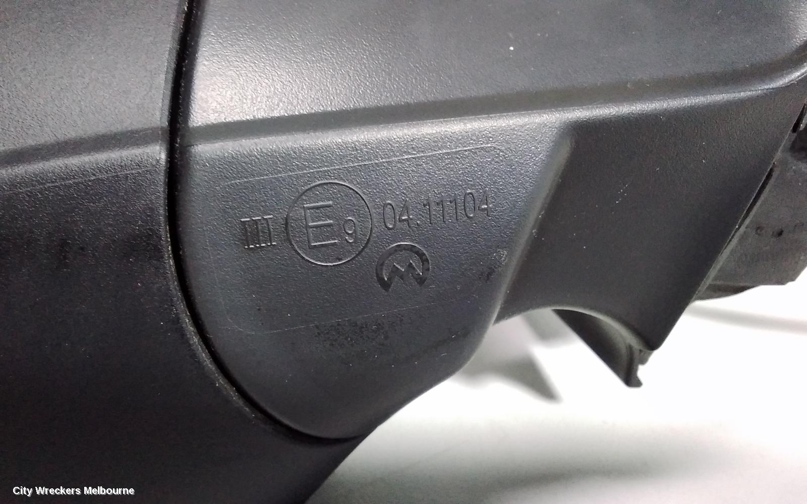 SKODA FABIA RIGHT DOOR MIRROR, NJ, POWER ADJUST, HEATED, NON BLIND SPOT, 01/2015 - 08/2021