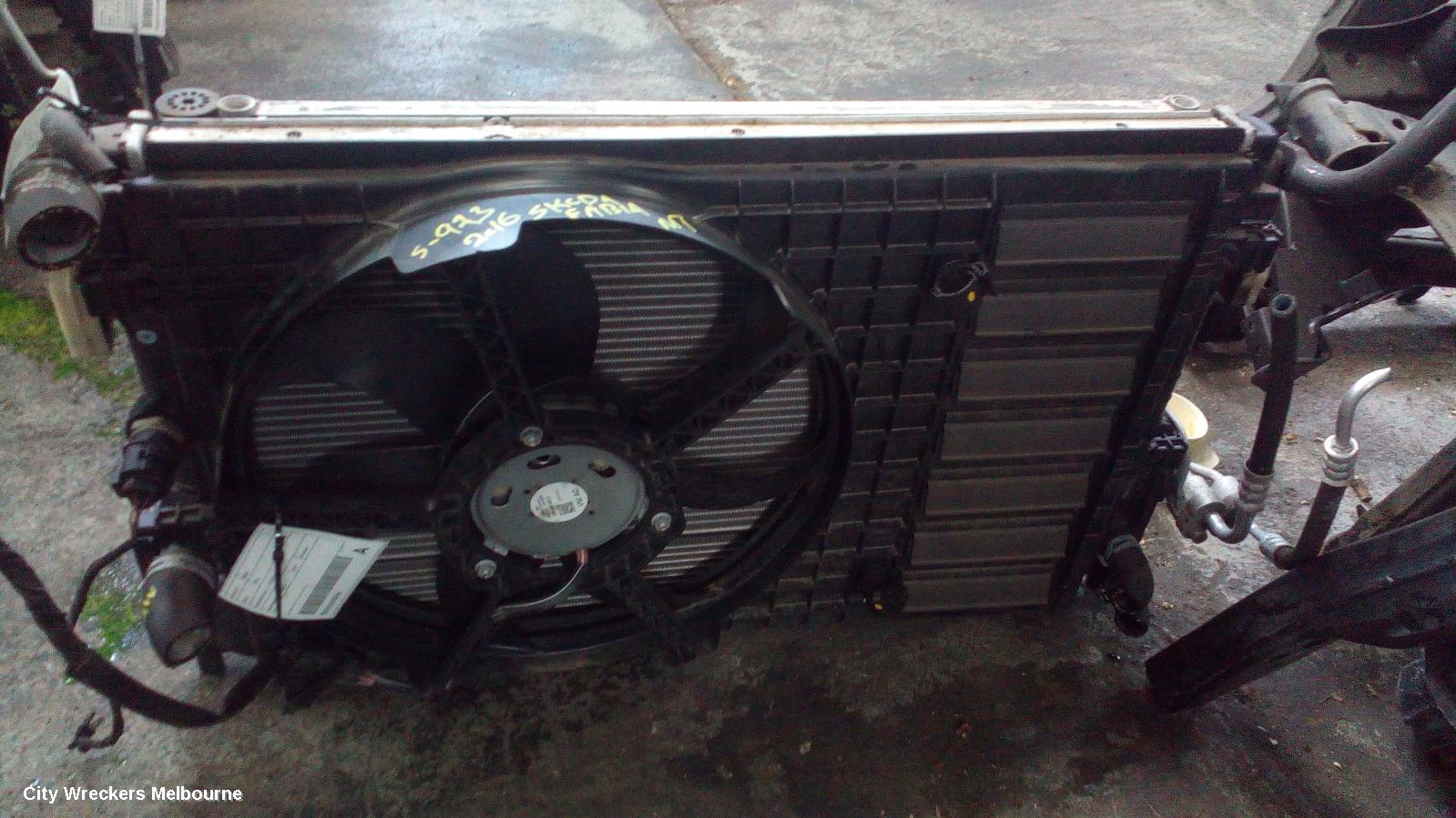 SKODA FABIA RADIATOR, MANUAL, PETROL, NJ, 01/2015 ONWARDS
