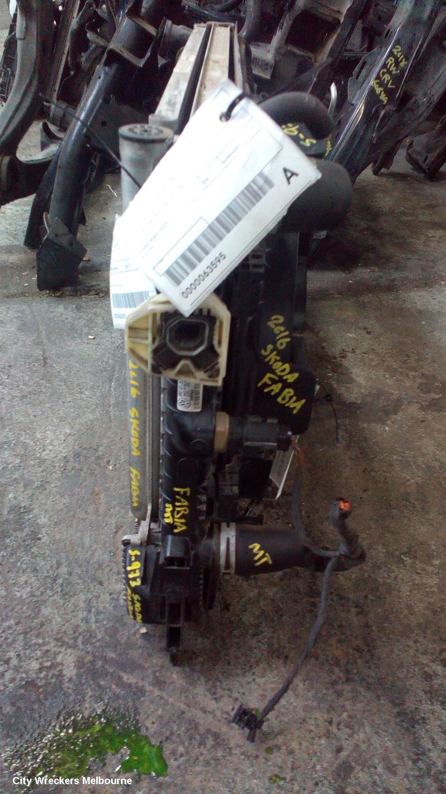 SKODA FABIA A/C CONDENSER, NJ, 01/2015 - 08/2021