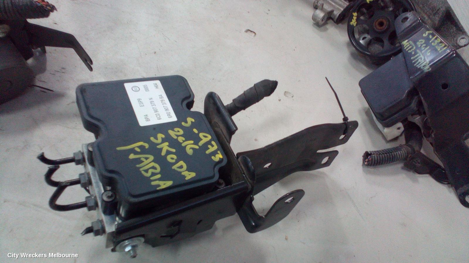 SKODA FABIA ABS PUMP/MODULATOR, NJ, 6C0614517R, 01/2015 - 08/2021
