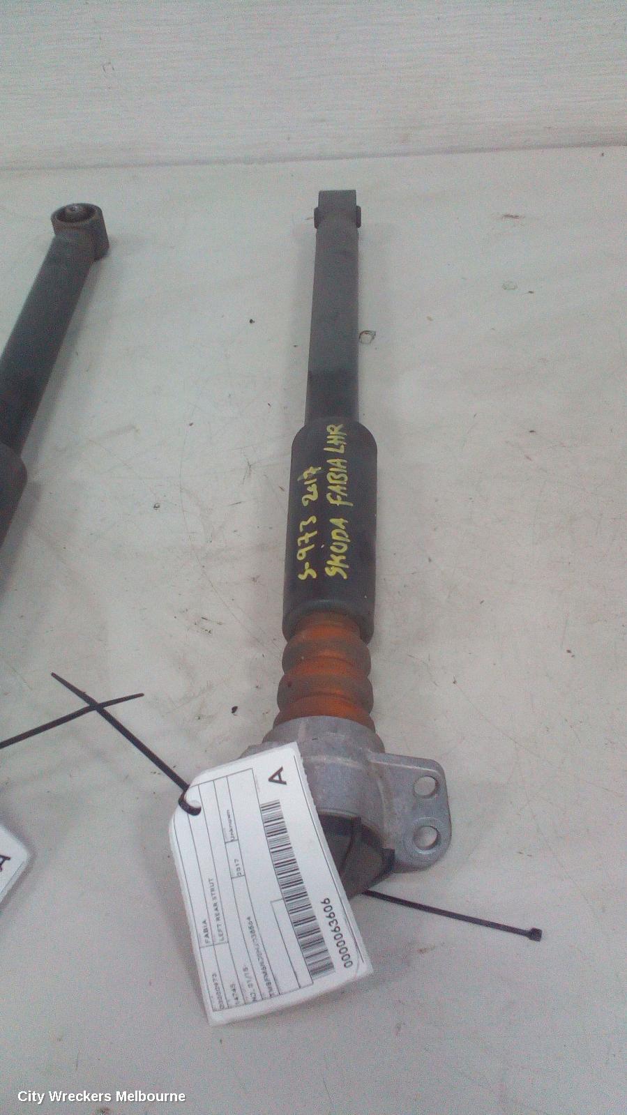 SKODA FABIA LEFT REAR STRUT, NJ, 01/2015 - 08/2021