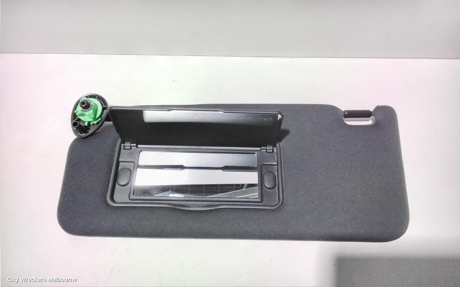 HONDA CIVIC SUNVISOR, 10TH GEN, LH SIDE, BLACK, CLOTH, 05/2016 - 08/2021