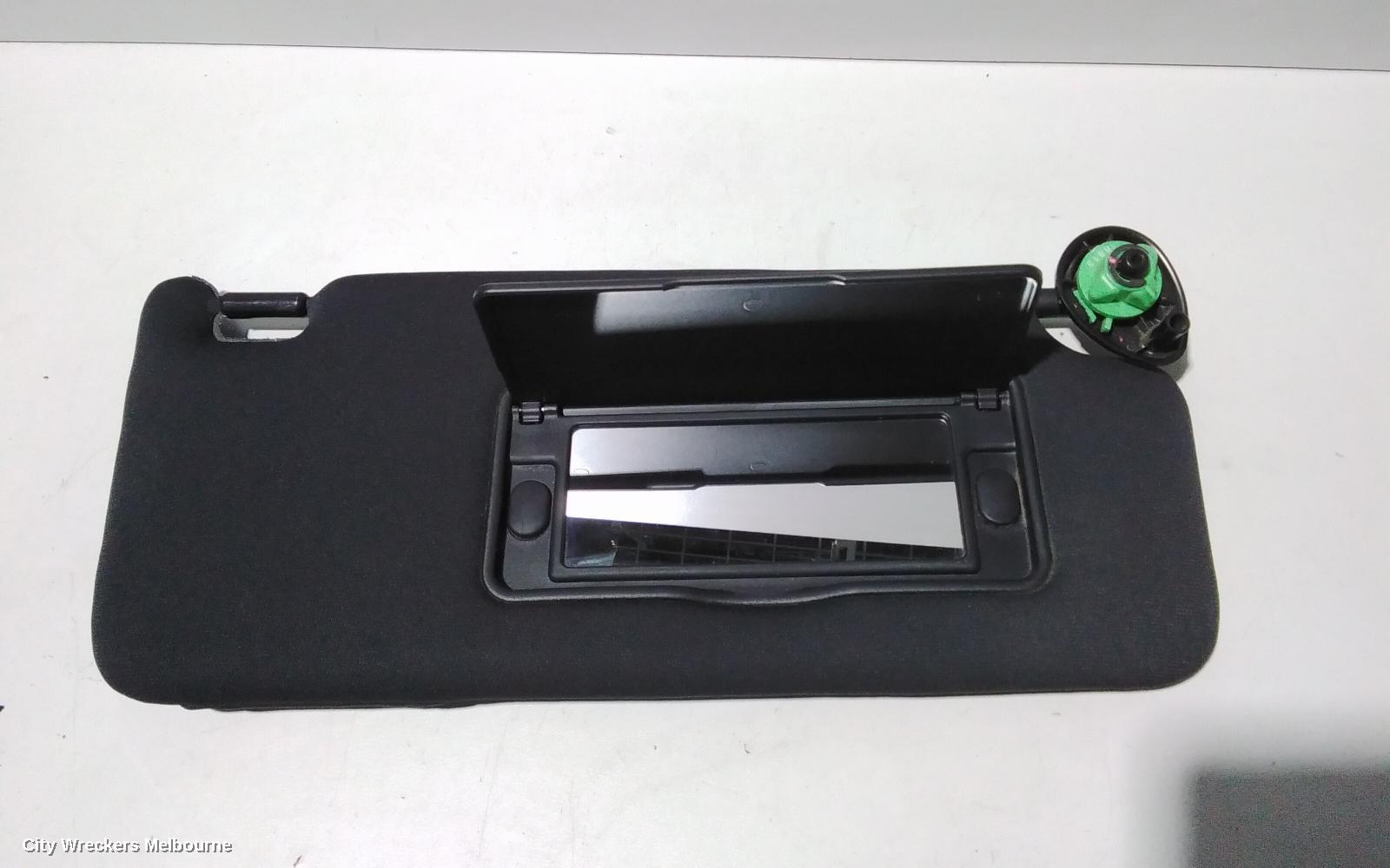 HONDA CIVIC SUNVISOR, 10TH GEN, RH SIDE, BLACK, CLOTH, 05/2016 - 08/2021
