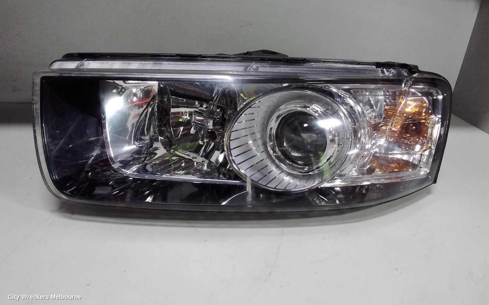 HOLDEN CAPTIVA LEFT HEADLAMP, CG, CAPTIVA 7 (4TH VIN = C), GREY SURROUND, 01/2011 - 09/2015